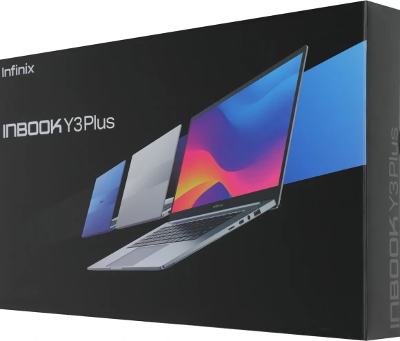 Ноутбук Infinix Inbook Y3 PLUS YL512 Core i3 1215U 8Gb SSD512Gb Intel UHD Graphics 15.6" IPS FHD (1920x1080) FreeDOS grey WiFi BT Cam (71008302599)