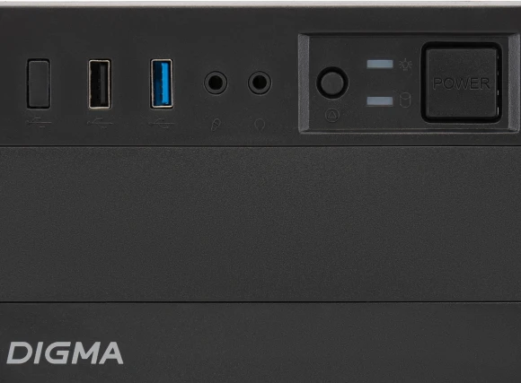 Корпус Digma DCC-MN302 черный без БП mATX 1x80mm 2x120mm 1xUSB2.0 1xUSB3.0 audio