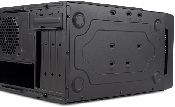 Корпус Digma DCC-MN302 черный без БП mATX 1x80mm 2x120mm 1xUSB2.0 1xUSB3.0 audio