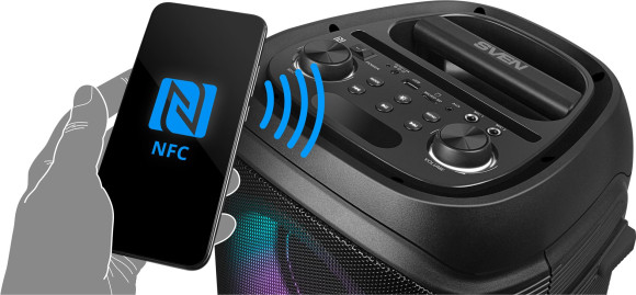 Колонка порт. Sven PS-800 черный 100W 2.0 BT 10м 4400mAh (SV-021511) Колонка порт. Sven PS-800 черный 100W 2.0 BT 10м 4400mAh (SV-021511)