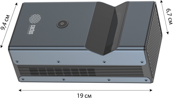 Проектор Cactus CS-PRU.03B.Full HD-A DLP 6500Lm LS 650Lm ANSI (1920x1080) 2000:1 ресурс лампы:30000часов 2xUSB typeA 1xHDMI 1.5кг