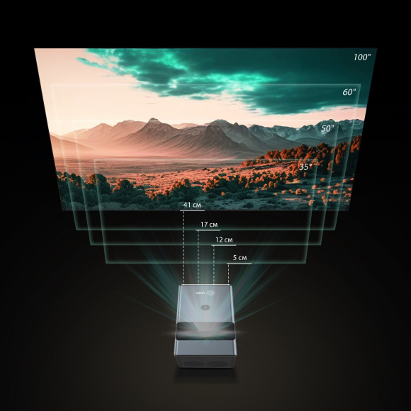 Проектор Cactus CS-PRU.03B.Full HD-A DLP 6500Lm LS 650Lm ANSI (1920x1080) 2000:1 ресурс лампы:30000часов 2xUSB typeA 1xHDMI 1.5кг