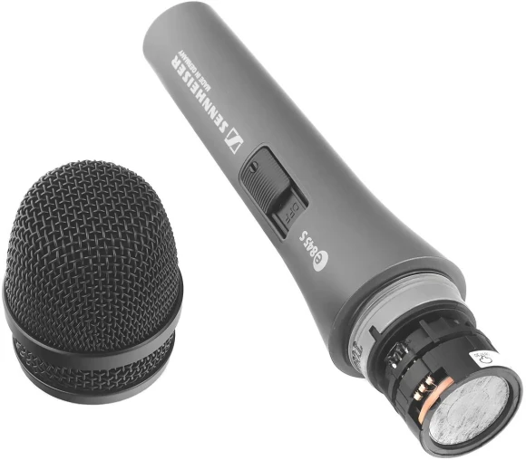 Микрофон проводной Sennheiser ME 2 1.6м черный