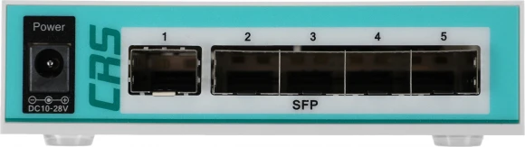 Коммутатор MikroTik CRS106-1C-5S (L2) 1xКомбо(1000BASE-T/SFP) 5SFP управляемый