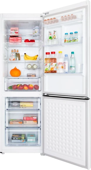 Холодильник Maunfeld MFF187NFW10 2-хкамерн. белый инвертер