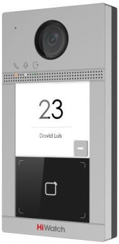 Видеопанель HiWatch VDP-D4211W/Flush цвет панели: серебристый