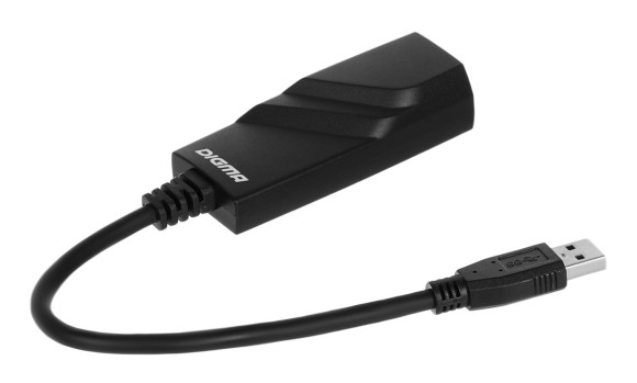Сетевой адаптер Gigabit Ethernet Digma D-USB3-LAN1000 USB 3.0