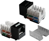 Модуль Lanmaster TWT-OK45UTP/6-BK информ. KeystoneRJ45 1 кат.6 UTP черн. (упак.:1шт)