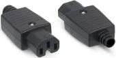 Вилка Cabeus IEC-320-C19 черный Вилка Cabeus IEC-320-C19 черный