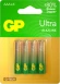 Батарея GP Ultra Alkaline 24AUA21-2CRSBC4 AAA (4шт) блистер Батарея GP Ultra Alkaline 24AUA21-2CRSBC4 AAA (4шт) блистер