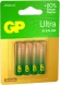 Батарея GP Ultra Alkaline 24AUA21-2CRSBC4 AAA (4шт) блистер Батарея GP Ultra Alkaline 24AUA21-2CRSBC4 AAA (4шт) блистер