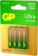 Батарея GP Ultra Alkaline 24AUA21-2CRSBC4 AAA (4шт) блистер Батарея GP Ultra Alkaline 24AUA21-2CRSBC4 AAA (4шт) блистер