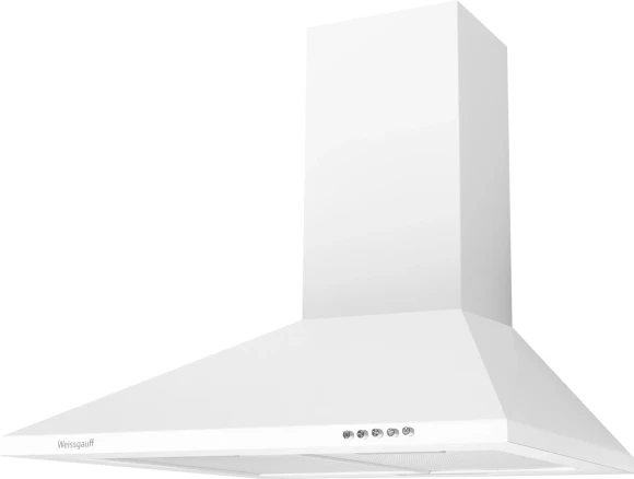 Вытяжка каминная Weissgauff Zosma 60 PB WH белый управление: кнопочное (1 мотор)