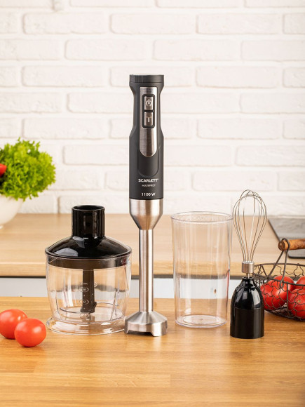Блендер погружной Scarlett SC-HB42F61 1100Вт черный Блендер погружной Scarlett SC-HB42F61 1100Вт черный