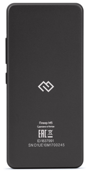 Плеер Hi-Fi Flash Digma M5 BT 32Gb черный/2.4"/FM/microSD/microSDHC Плеер Hi-Fi Flash Digma M5 BT 32Gb черный/2.4"/FM/microSD/microSDHC