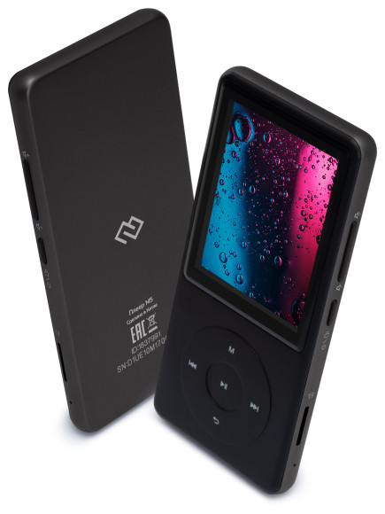 Плеер Hi-Fi Flash Digma M5 BT 32Gb черный/2.4"/FM/microSD/microSDHC Плеер Hi-Fi Flash Digma M5 BT 32Gb черный/2.4"/FM/microSD/microSDHC