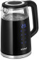 Чайник электрический Kitfort КТ-6611 1.7л. 2200Вт черный/серебристый корпус: стекло/пластик Чайник электрический Kitfort КТ-6611 1.7л. 2200Вт черный/серебристый корпус: стекло/пластик