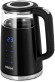 Чайник электрический Kitfort КТ-6611 1.7л. 2200Вт черный/серебристый корпус: стекло/пластик Чайник электрический Kitfort КТ-6611 1.7л. 2200Вт черный/серебристый корпус: стекло/пластик