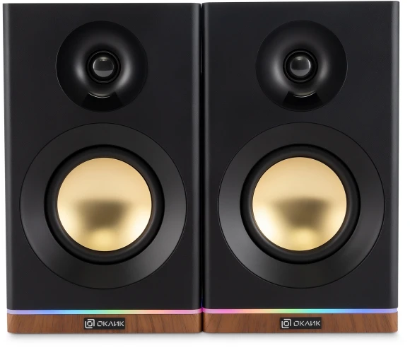 Колонки Оклик OK-605A 2.0 черный 60Вт BT