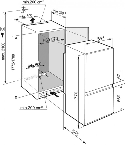 Холодильник Liebherr ICSe 5103 2-хкамерн.