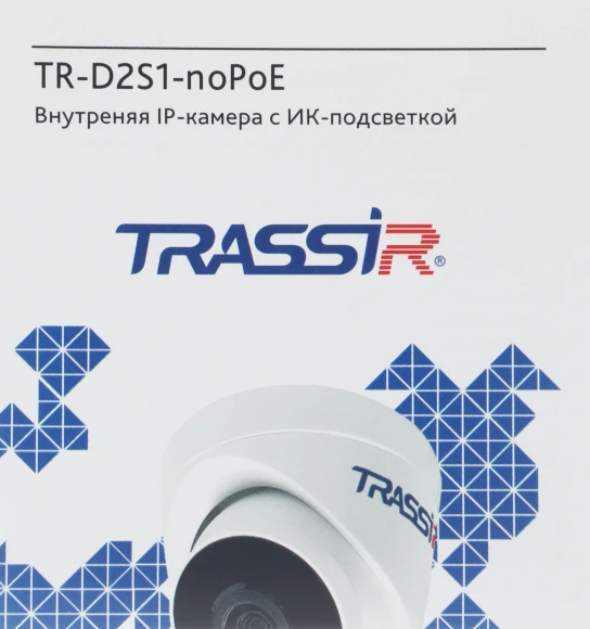 Камера видеонаблюдения IP Trassir TR-D2S1-noPoE 3.6-3.6мм цв. корп.:белый