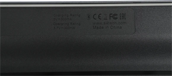 Клавиатура A4Tech Fstyler FBX50C черный USB беспроводная BT/Radio slim Multimedia (FBX50C GREY)