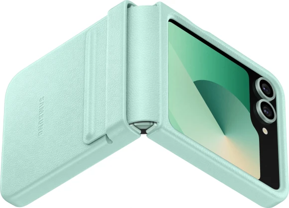 Чехол (клип-кейс) Samsung для Samsung Galaxy Z Flip6 Kindsuit Case Flip 6 (F741) мятный (EF-VF741PMEGRU) Чехол (клип-кейс) Samsung для Samsung Galaxy Z Flip6 Kindsuit Case Flip 6 (F741) мятный (EF-VF741PMEGRU)