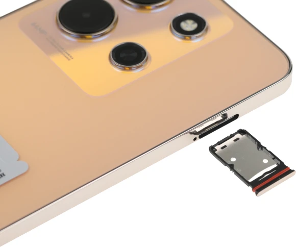 Смартфон Infinix X6716 Note 30i 128Gb 8Gb золотой моноблок 3G 4G 2Sim 6.66" 1080x2400 Android 13 64Mpix 802.11 a/b/g/n/ac NFC GPS GSM900/1800 GSM1900 FM microSD max1024Gb