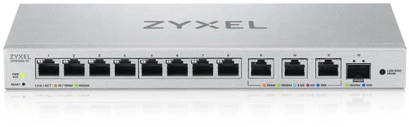 Коммутатор Zyxel XGS1250-12-ZZ0102F (L2) 8x1Гбит/с 3x10Гбит/с 1SFP+ управляемый