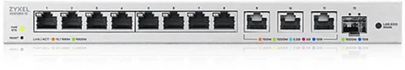 Коммутатор Zyxel XGS1250-12-ZZ0102F (L2) 8x1Гбит/с 3x10Гбит/с 1SFP+ управляемый