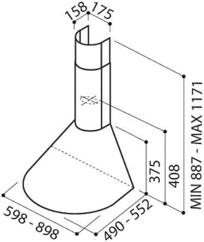 Вытяжка встраиваемая Jet Air Viera GR/A/52 серый управление: ползунковое (1 мотор) Вытяжка встраиваемая Jet Air Viera GR/A/52 серый управление: ползунковое (1 мотор)