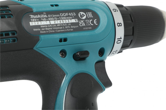 Дрель-шуруповерт Makita DDF453RFE аккум. патрон:быстрозажимной (кейс в комплекте)