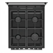 Плита Комбинированная Gorenje GK5B44SF серебристый (стеклянная крышка) реш.чугун
