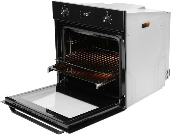 Духовой шкаф Электрический Domfy DM6642EO BG стекло черное Духовой шкаф Электрический Domfy DM6642EO BG стекло черное