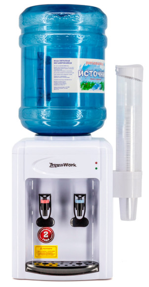 Кулер Aqua Work 0.7-TKR настольный белый/черный Кулер Aqua Work 0.7-TKR настольный белый/черный