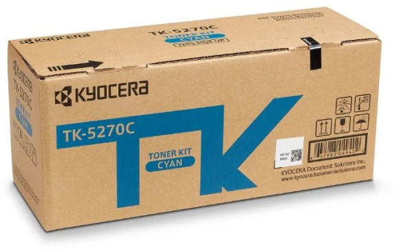 Картридж лазерный Kyocera TK-5270C 1T02TVCNL0 голубой (6000стр.) для Kyocera M6230cidn/M6630cidn/P6230cdn Картридж лазерный Kyocera TK-5270C 1T02TVCNL0 голубой (6000стр.) для Kyocera M6230cidn/M6630cidn/P6230cdn