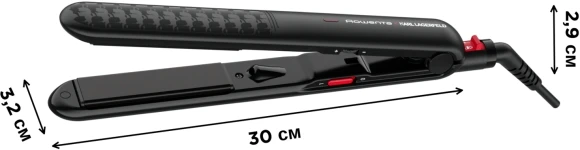 Выпрямитель Rowenta SF321LF0 черный макс.темп.:230С покрытие:кератин-турмалиновое (1830008492)