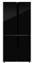 Холодильник Nordfrost RFQ 510 NFGB 3-хкамерн. черный инвертер