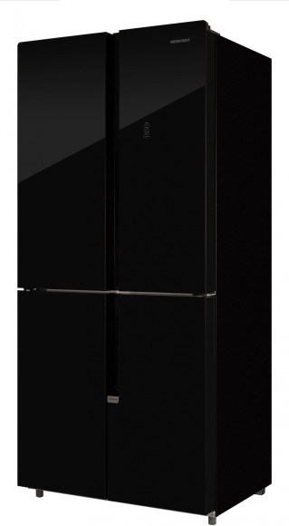 Холодильник Nordfrost RFQ 510 NFGB 3-хкамерн. черный инвертер