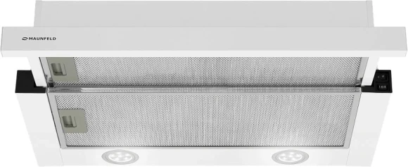 Вытяжка встраиваемая Maunfeld VS Light 60 белый управление: кулисные переключатели (1 мотор)