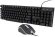 Клавиатура + мышь Оклик 400GMK клав:черный мышь:черный USB LED (1546779)