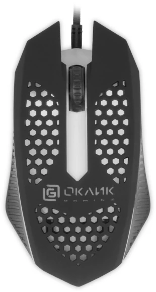 Клавиатура + мышь Оклик 400GMK клав:черный мышь:черный USB LED (1546779)