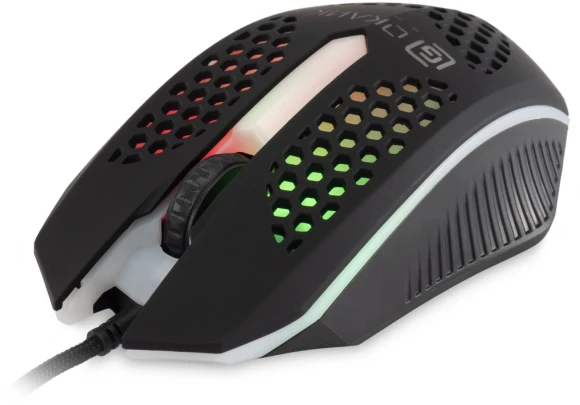 Клавиатура + мышь Оклик 400GMK клав:черный мышь:черный USB LED (1546779)