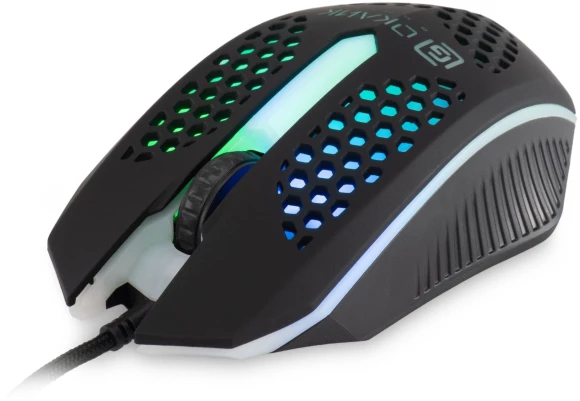 Клавиатура + мышь Оклик 400GMK клав:черный мышь:черный USB LED (1546779)