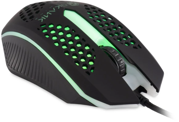 Клавиатура + мышь Оклик 400GMK клав:черный мышь:черный USB LED (1546779)