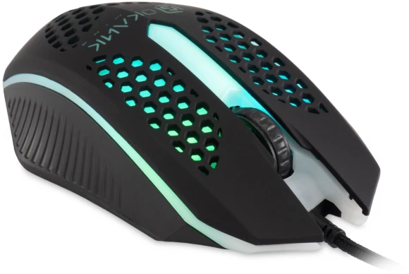 Клавиатура + мышь Оклик 400GMK клав:черный мышь:черный USB LED (1546779)