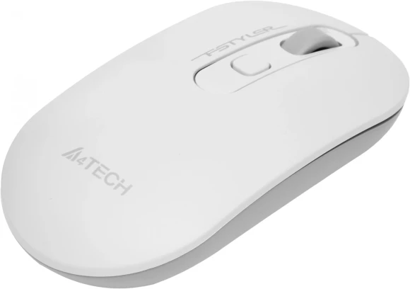 Мышь A4Tech Fstyler FG20S белый/серый оптическая 2000dpi silent беспров. USB для ноутбука 3but (FG20S USB WHITE)