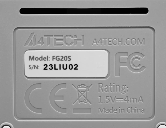 Мышь A4Tech Fstyler FG20S белый/серый оптическая 2000dpi silent беспров. USB для ноутбука 3but (FG20S USB WHITE)