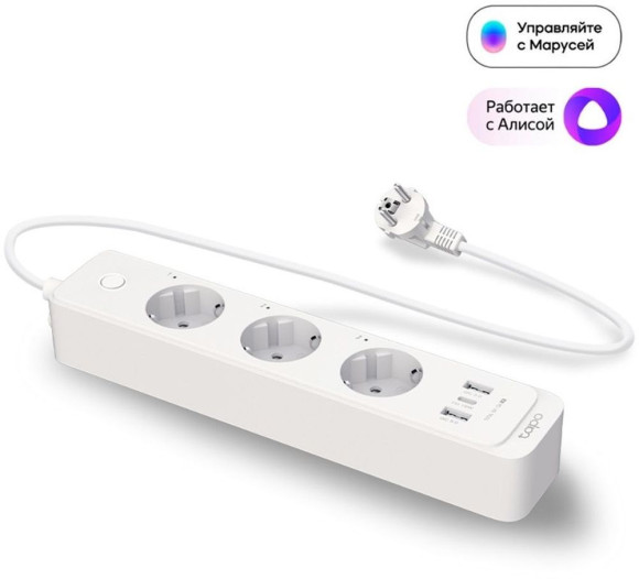 Сетевой фильтр TP-Link Tapo P300 белый