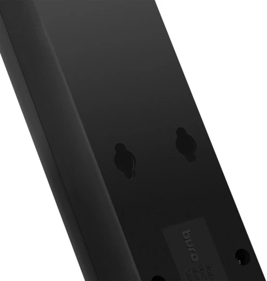 Сетевой фильтр Buro 600SH-16-3-B 3м (6 розеток) черный (коробка)